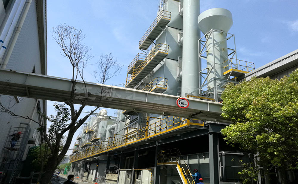 有色鑄造煙氣處理設備（干法+濕法+活性炭纖維吸附）